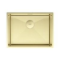 Мойка нерж. сталь NEXT 58 UNI, PM215844-LG, светлое золото, 580х440мм, Paulmark 1,2мм