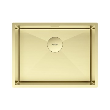 Мойка нерж. сталь NEXT 58 UNI, PM215844-LG, светлое золото, 580х440мм, Paulmark 1,2мм