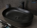 Раковина Gid Bm1348 53355 накладная черная матовая 61x41x13.5