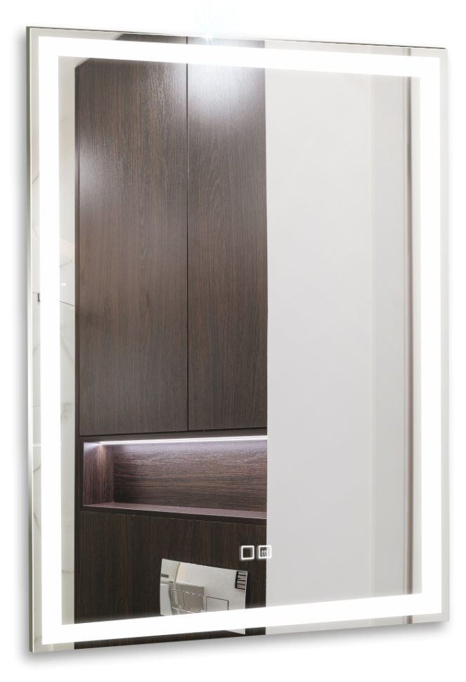 AQM9105 600х800 Зеркало с подсветкой и подогревом