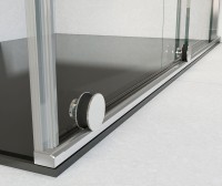 Душевой уголок Arno VSR-1A1014CL, 1400*1000, хром, стекло прозрачное