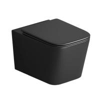 Унитаз подвесной IBERICA BLANCA TOLEDO MINI Tornado черный матовый (IB.TLM.234.2B2)