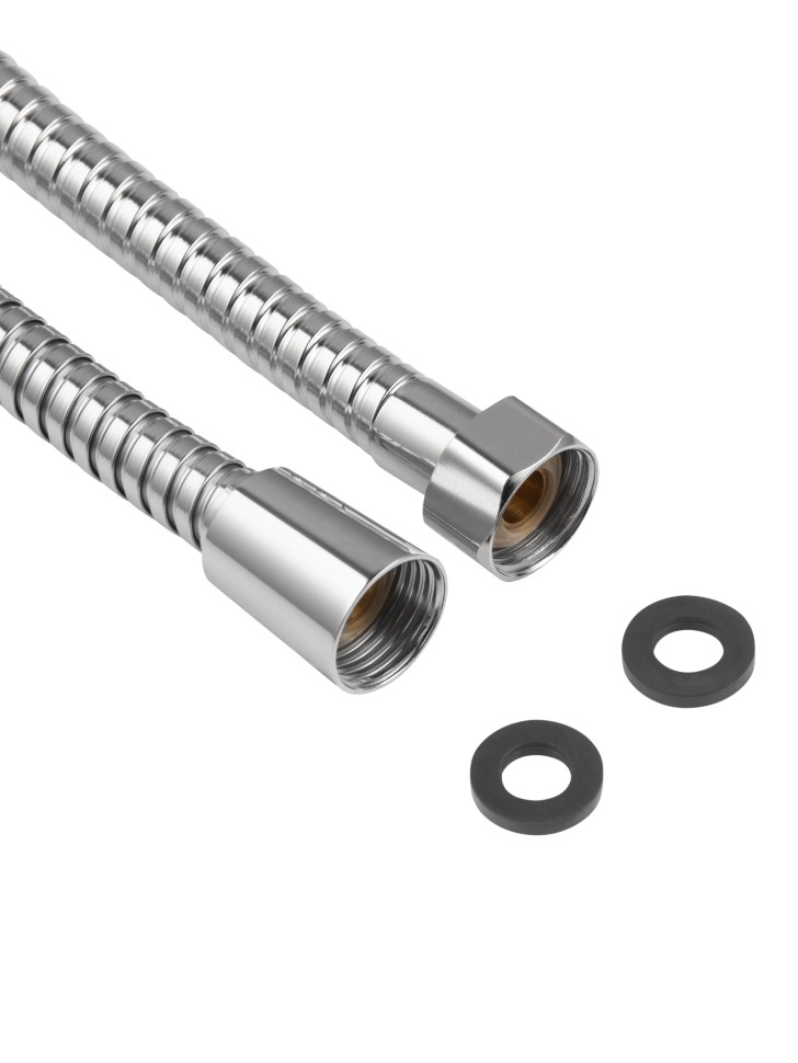 Шланг для душа 1,75 метра, хром, картонный держатель OSGARD AMANT 8014