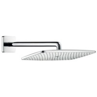 Верхний душ Hansgrohe Raindance E, 30х30 см., с настенным держателем, цвет: хром 27376000