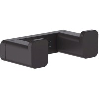 Крючок двойной Hansgrohe AddStoris, Черный матовый, 41755670