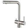 Смеситель для кухни SKALEN, нержавеющая сталь, Sk213020-SS(BS), Paulmark