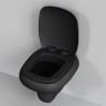 Унитаз Diamond 123T20201R (530*405*375) МАТОВЫЙ ЧЕРНЫЙ подвесной БЕЗОБОДКОВЫЙ, 1место