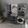 Тумба напольная STYLELINE "Атлантика 70", Люкс Плюс графит под раковину Атлантик 70