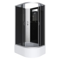 Душевая кабина Niagara Classic NG-2510-14LBK (120х80х200) высокий поддон(40см),стекло тонированное,4 места