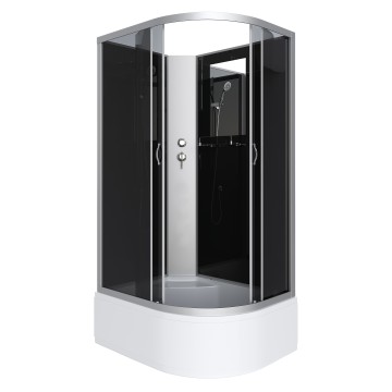 Душевая кабина Niagara Classic NG-2510-14LBK (120х80х200) высокий поддон(40см),стекло тонированное,4 места