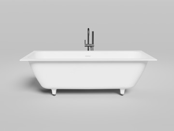 Ванна встраиваемая ORLANDA AXIS KIT 180x80 S-Sense Глянцевое