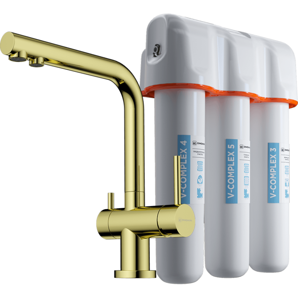 Комплект смеситель+фильтр Nagano-LG + Pure drop Lite