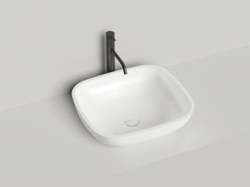 Раковина накладная GLORIA 08 покраска по RAL полностью 495х445х150 S-Stone Матовое