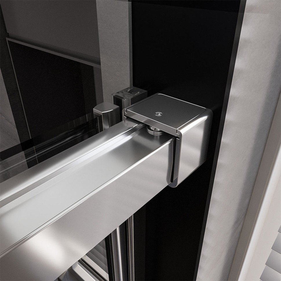 Душевой угол Veconi Premium Trento PTC-SP-40CH, 1400х1000x2000, хром, стекло прозрачное