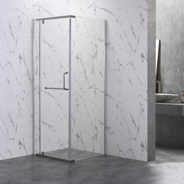 Душевой угол Veconi Rovigo RV-18, 1200x900x2000, хром, стекло прозрачное