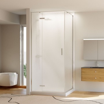 Душевой угол Veconi Rovigo RV-073R/R, 1200х1000х1950, хром, стекло дождь