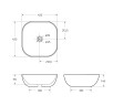 Накладная раковина BelBagno BB1301