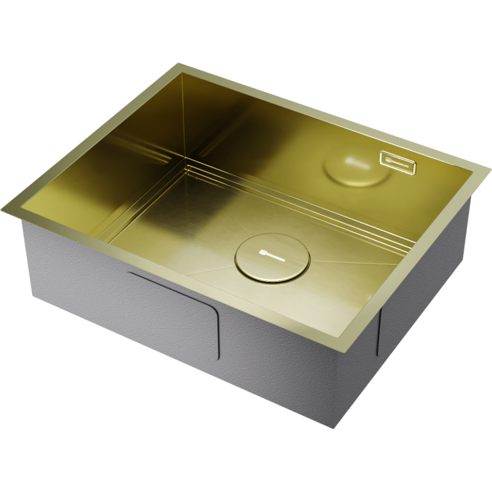 Кухонная мойка Omoikiri Kasen 54-16-INT-LG нерж. сталь/светлое золото