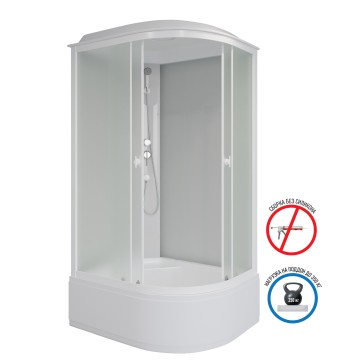 Душевая кабина Niagara Promo P100/80/40L/MT (100х80х215) 4 места