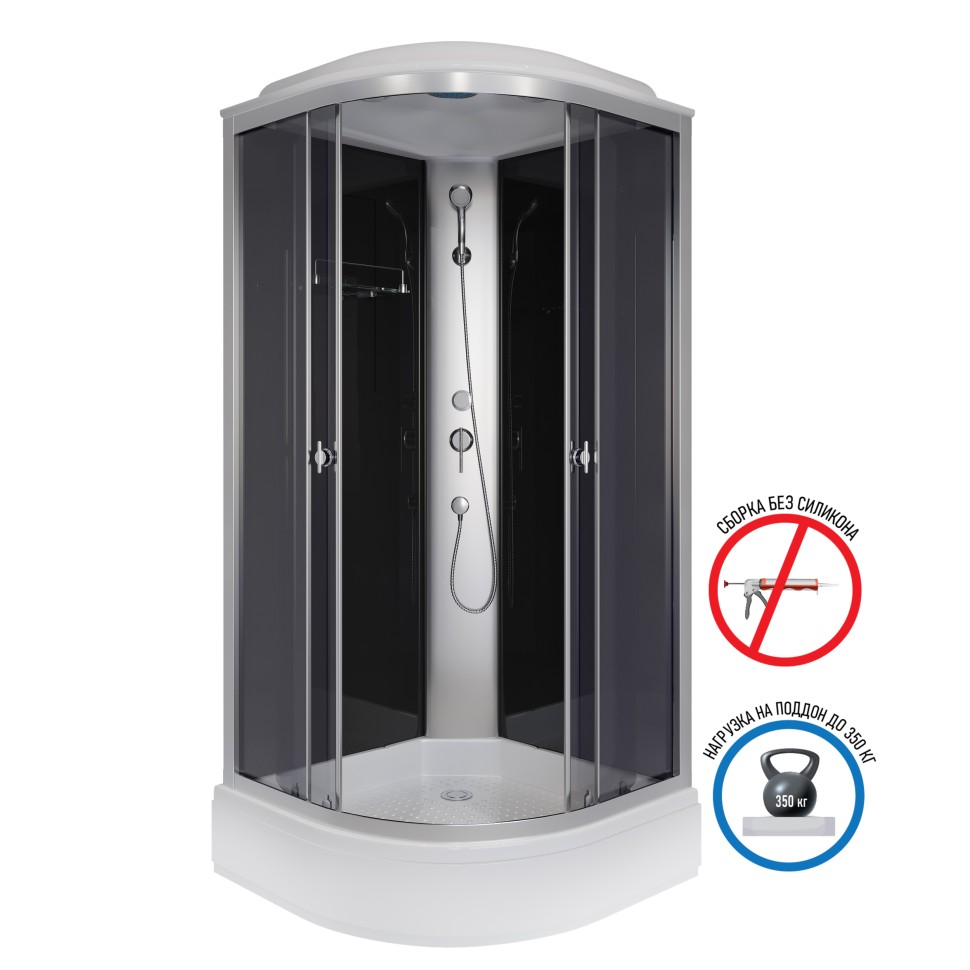 Душевая кабина Niagara Eco E100/26/TN (100х100х215) 4 места