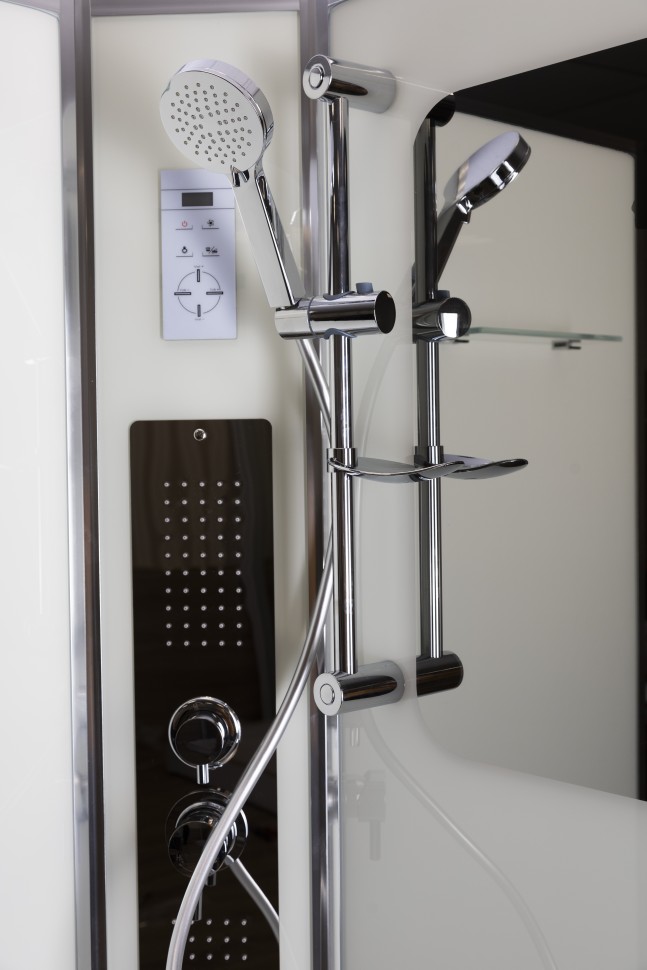Душевая кабина Niagara Premium NG-6002-01G (100х100х210) низкий поддон(16 см),стекло прозрачное,4 места