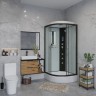 Душевая кабина Niagara Classic NG-6701-14F (90х90х215) средний поддон(26см),черный,стекло прозрачное,4 места