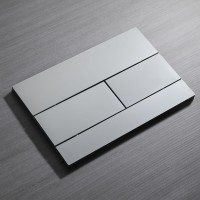 Кнопка смыва Veconi FLUSH V7, FLV7-CM, 240х162х10, пластик, хром матовый