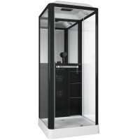 Душевая кабина Grossman Alba GR221 (90x90x225) дверь распашная,3 места