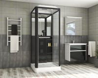 Душевая кабина Grossman Alba GR221 (90x90x225) дверь распашная,3 места