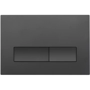 Кнопка смыва Veconi FLUSH V1, чёрный матовый