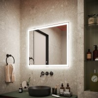 Зеркало для ванной комнаты SANCOS City 800х700 c подсветкой ,арт. CI800