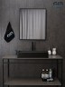 Раковина Gid Bm9496 53363 накладная черная матовая 60.5x37x11