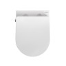 Унитаз подвесной с сиденьем, функцией биде и смесителем BelBagno UNO BB3105CHR-BS/SC