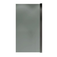 Шторка для ванны IBERICA BLANCA Mod.802 Wide Open поворотная тонированное стекло/черный 70х150см (IB802.TB.150.70)