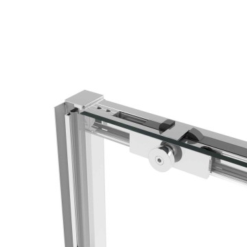 Душевая дверь Слим Софт (Slim Soft) VDS-1SS120CLBC, 1200, брашированная медь, стекло прозрачное