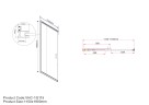 Душевой уголок Гарда (Garda) VSS-1G105115CLGM, 1150*1050, вороненая сталь, стекло прозрачное