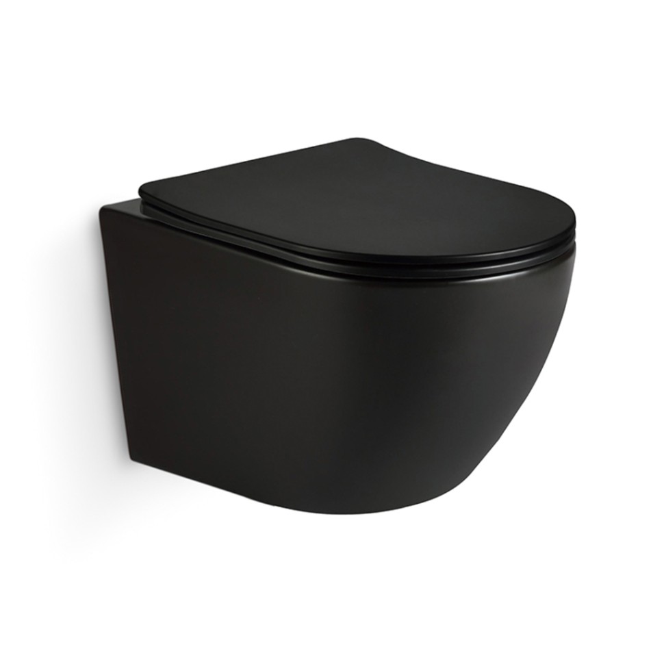 Унитаз подвесной IBERICA BLANCA BILBAO MINI Tornado черный матовый (IB.BLM.234.2B2)