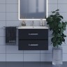 Тумба под раковину Uperwood Foster 80 см, черная