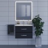 Тумба под раковину Uperwood Foster 80 см, черная
