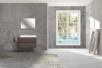 База под раковину Gio 800 подвесная, 2 выкатных ящика soft-close, R.Oak