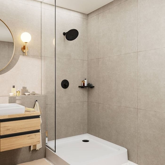 Верхний душ Hansgrohe Crometta 24 см., потолочный/настенный, 1jеt, цвет: черный матовый 26723670