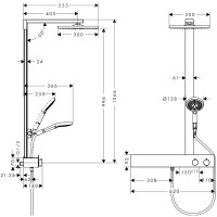 Душевая система Hansgrohe Raindance E хром (27363000)