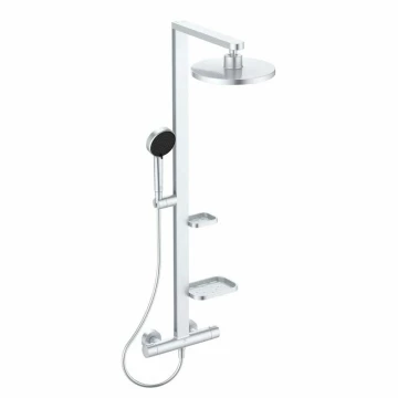 Душевая система ALU+ с термостатом Ideal Standard Silver (серебро)