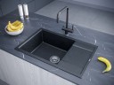Мойка FLUGEN 60, IT-GRANIT, PM317850-BLM, черный металлик, 780х500 мм, Paulmark