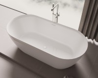 Ванна акриловая Vincea VBT-705-1800, 1800*800*585, цвет белый, щелевой перелив, слив белый