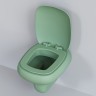 Сиденье д/унитаза Ambassador Diamond 122T21001 (толстое) МЯТНОЕ МАТОВОЕ