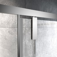 Душевой угол Veconi Rovigo RV-033R, 900х700х1950 хром, стекло дождь