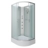 Душевая кабина Niagara Classic NG-33184-14LBKG (110х80х200) средний поддон(26см),стекло матовое,4 места