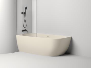 Ванна пристенная угловая SOFIA CORNER L 170x85 покраска по RAL полностью S-Sense Глянцевое