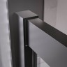 Душевой угол Veconi Premium Trento PTC-20B, 1100Х900x2000, черный матовый, стекло прозрачное